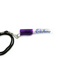 8 Ml Hand Sanitizer Spray Bottle w/Rope Lanyard - Purple